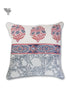 20s Cotton Cushion Cover in Floral Block Print