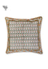 20s Cotton Cushion Cover in Floral Block Print