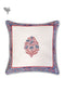 20s Cotton Cushion Cover in Floral Block Print