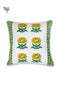 20s Cotton Cushion Cover in Floral Block Print