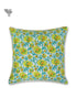 20s Cotton Cushion Cover in Floral Block Print