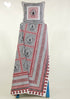 20s Cotton Bed Cover In Graphic Block Print