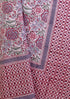 20s Cotton Bed Cover in Floral Block Print