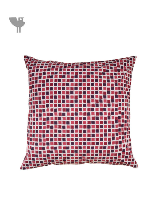 20s Cotton Cushion Cover in Abstract Print