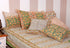 20s Cotton Lumbar Cushion Cover in Floral Block Print