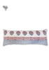 20s Cotton Lumbar Cushion Cover In Striped Block Print