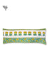 20s Cotton Lumbar Cushion Cover in Floral Block Print