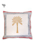 20s Cotton Cushion Cover In Abstract Block Print