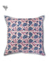 20s Cotton Cushion Cover in Floral Block Print