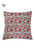 20s Cotton Cushion Cover in Floral Block Print