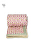 Mulmul Cotton Quilt in Floral Block Print