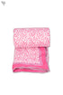 Mulmul Cotton Quilt In Pink Block Print