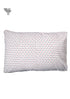 40s Cotton Pillow Cover in Red Block Print with Magji Flap