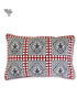 40s Cotton Pillow Cover In Graphic Block Print