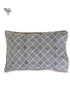 40s Cotton Pillow Cover In Graphic Block Print