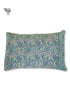 40s Cotton Pillow Cover in Floral Block Print
