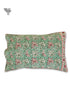 40s Cotton Pillow Cover in Floral Block Print