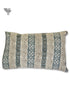 40s Cotton Pillow Cover In Graphic Block Print