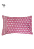 40s Cotton Pillow Cover With Graphic Block Print