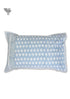 40s Cotton Pillow Cover In Geometric Block Print