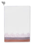 Handloom Cotton Bath Towel With Block Printed Border