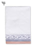 Handloom Cotton Bath Towel With Block Printed Border