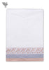 Handloom Cotton Bath Towel With Block Printed Border