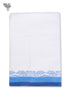Handloom Cotton Bath Towel With Block Printed Border