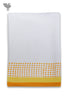 Handloom Cotton Hand Towel With Block Printed Border