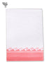 Handloom Cotton Hand Towel With Block Printed Border