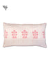 20s Cotton Cushion Cover in Floral Block Print