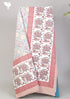 20s Cotton KING SIZE Bed Cover In Graphic Block Print