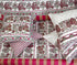 20s Cotton KING SIZE Bed Cover In Graphic Block Print