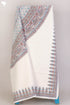 20s Cotton KING SIZE Bed Cover In Floral Block Print