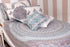 20s Cotton KING SIZE Bed Cover In Floral Block Print