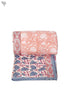 Mulmul Cotton Quilt in Floral Block Print