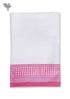 Handloom Cotton Bath Towel With Block Print Border
