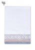 Handloom Cotton Bath Towel With Block Print Border