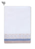 Handloom Cotton Bath Towel With Block Print Border