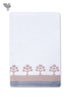 Handloom Cotton Hand Towel With Block Print Border