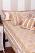 Mulmul Cotton Quilt in Floral Block Print