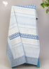 20s Cotton KING SIZE Bed Cover In Geometric Block Print