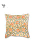 20s Cotton Cushion Cover in Floral Block Print