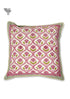 20s Cotton Cushion Cover In Geometric Block Print