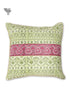 20s Cotton Cushion Cover In Geometric Block Print