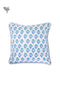 20s Cotton Cushion Cover in Floral Block Print