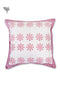20s Cotton Cushion Cover in Floral Block Print