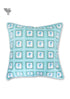 20s Cotton Cushion Cover in Floral Block Print