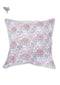 20s Cotton Cushion Cover in Floral Block Print