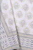 20s Cotton KING SIZE Bed Cover In Graphic Block Print